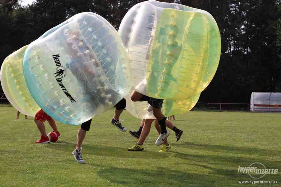 Bodyzorbing - fotbal v bublině - zábava pro partu přátel - foto 1