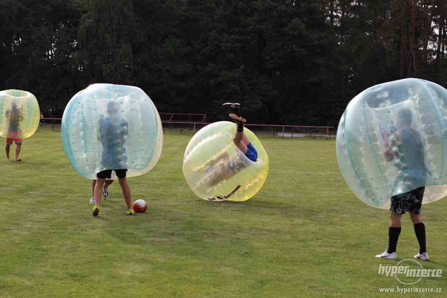 Bodyzorbing - fotbal v bublině - zábava pro partu přátel - foto 3