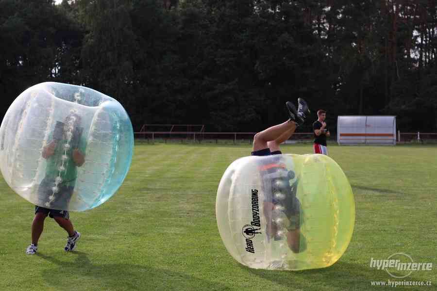 Bodyzorbing - fotbal v bublině - zábava pro partu přátel - foto 5