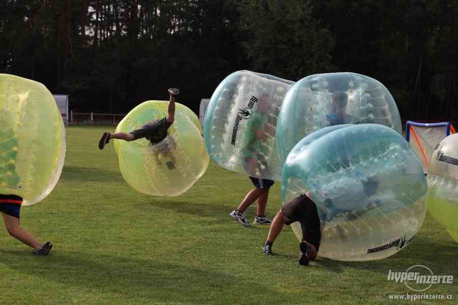 Bodyzorbing - fotbal v bublině - zábava pro partu přátel - foto 6
