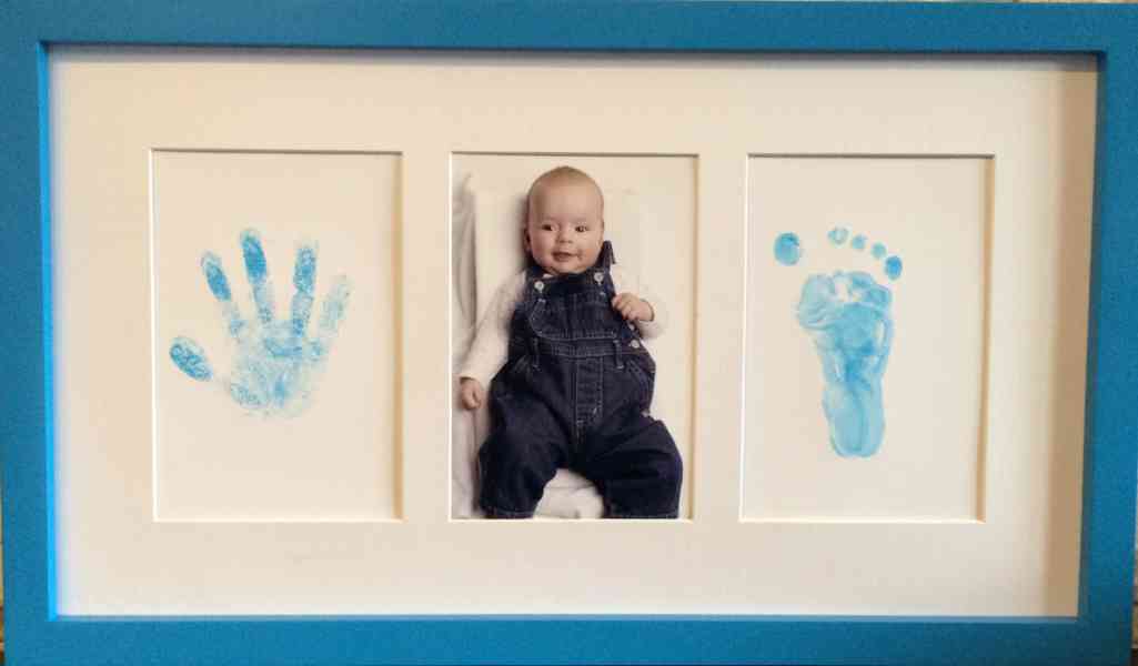 Dětské foto rámečky na otisk rukou a nohou - foto 2