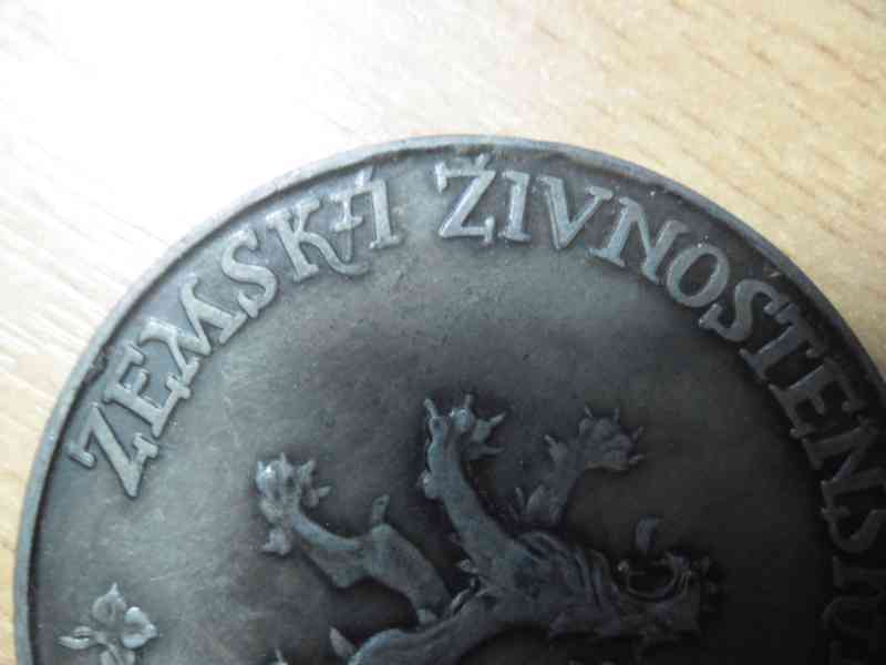 medaile - zemská živnostenská rada pro Čechy 1924 - foto 5