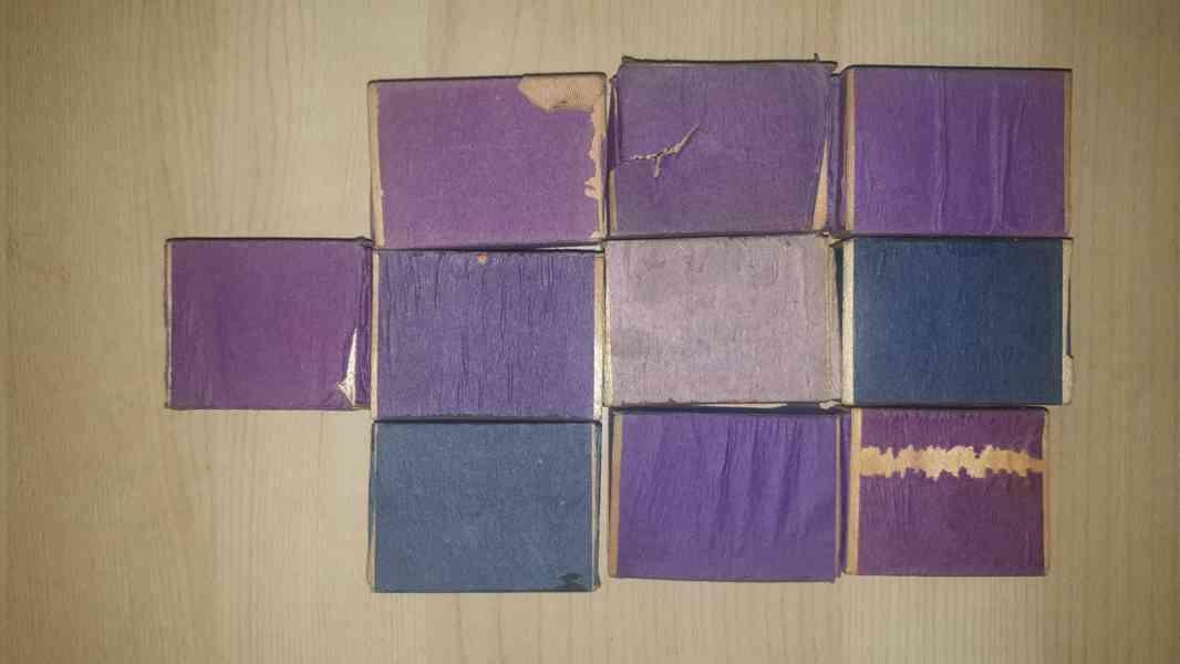 Staré dýhované krabičky. - foto 3