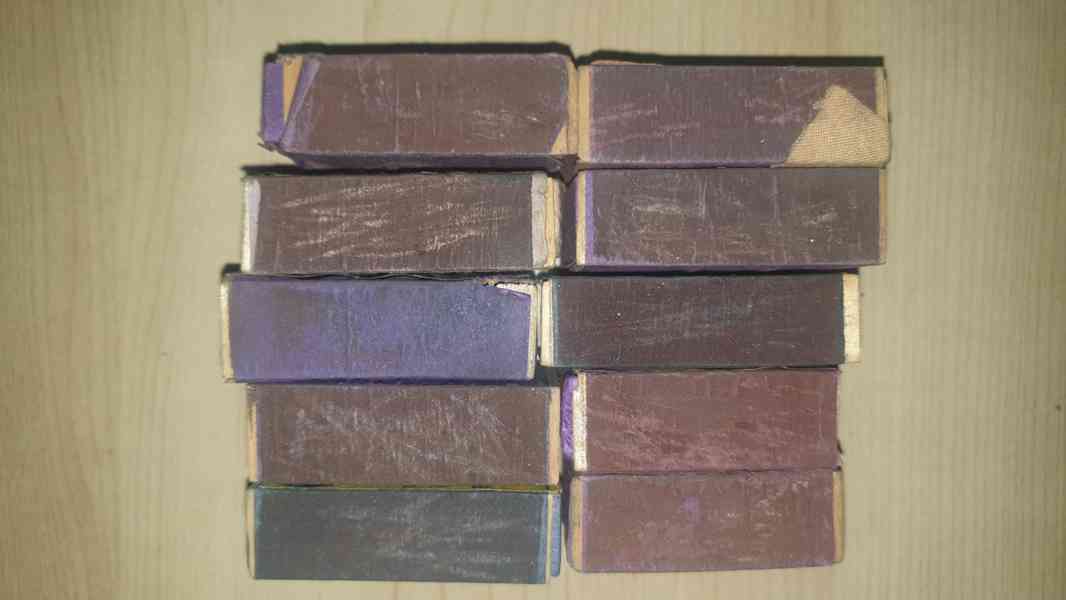 Staré dýhované krabičky. - foto 2