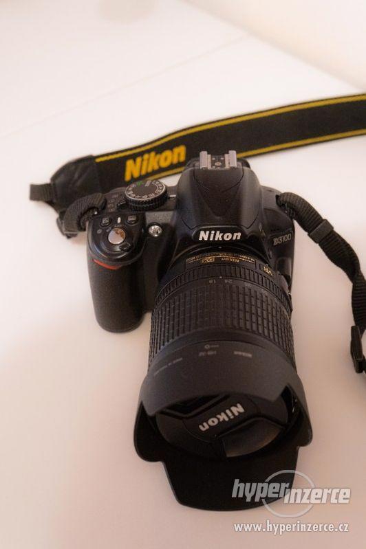 Nikon D3100 objektiv 18-105mm plus dálková samosp. - foto 2