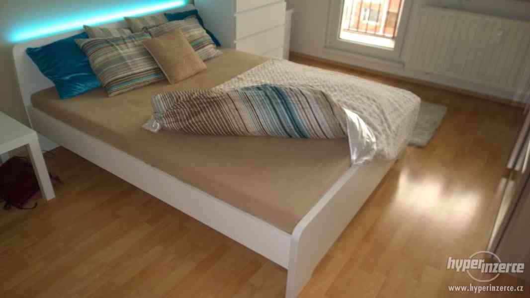 Postel Ikea (matrace+rošty+ram) - foto 1