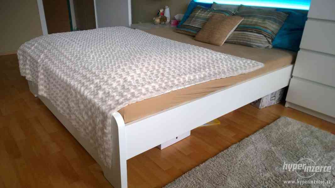 Postel Ikea (matrace+rošty+ram) - foto 2