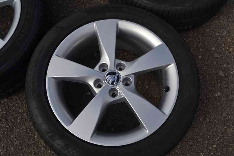Škoda Fabia III/Rapid- NOVÝ letní Alu komplet 215/45/R16 - foto 8