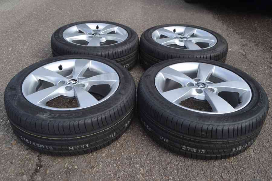 Škoda Fabia III/Rapid- NOVÝ letní Alu komplet 215/45/R16 - foto 2