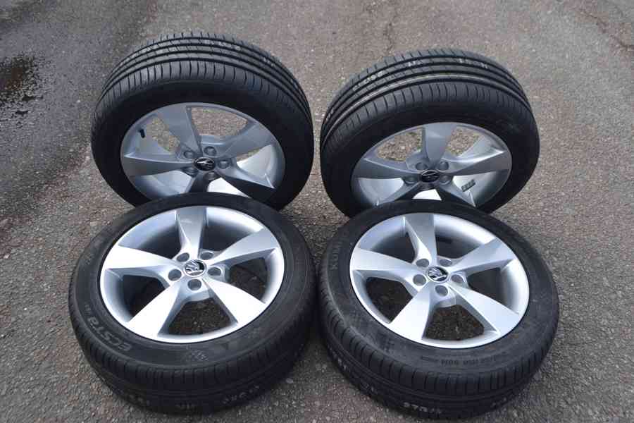 Škoda Fabia III/Rapid- NOVÝ letní Alu komplet 215/45/R16 - foto 15