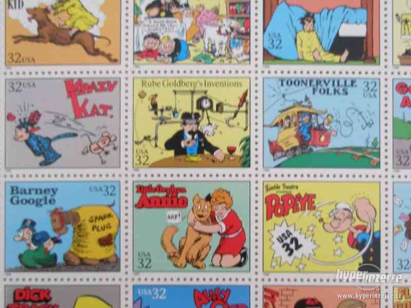 Poštovní známky USA – Komiksy, - foto 2