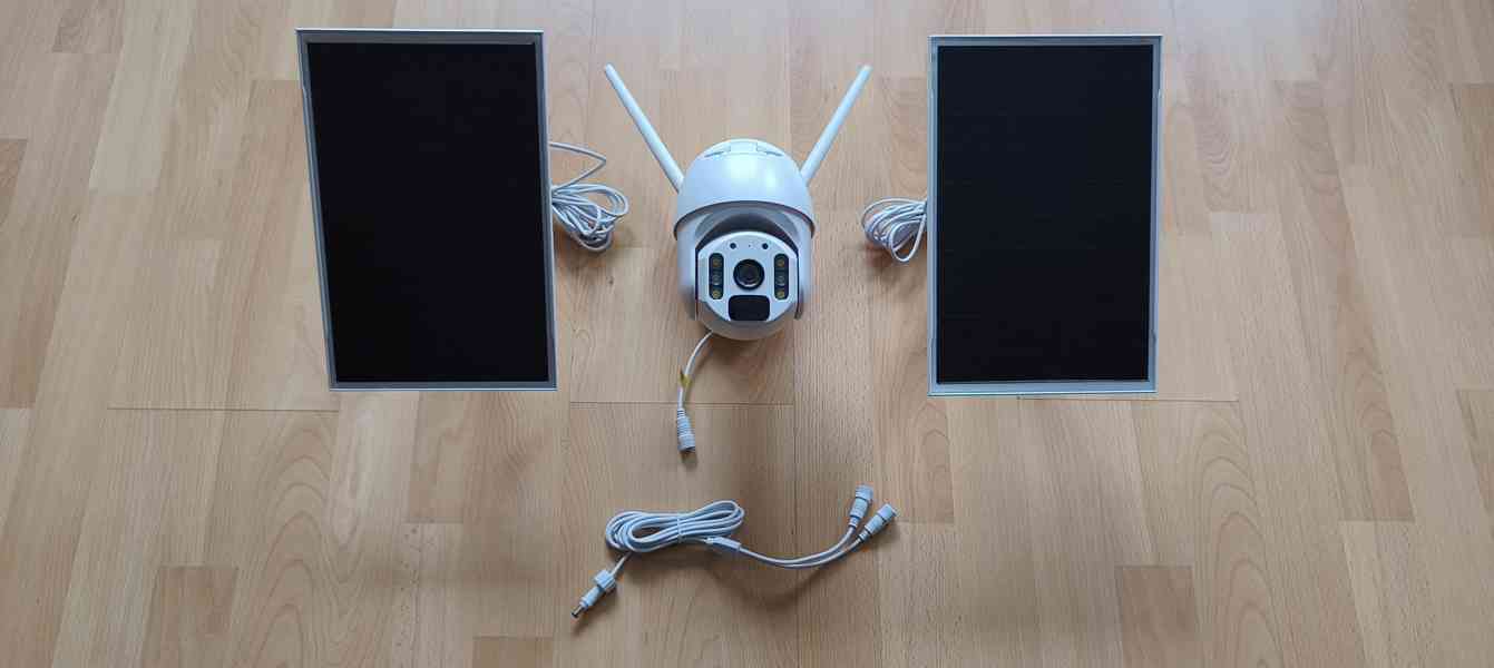 Venkovní solární kamera BOT SC1 se solárními panely 20W, PTZ