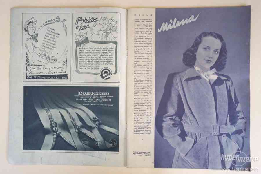 Časopis Milena č. 3 - 1947 - foto 2