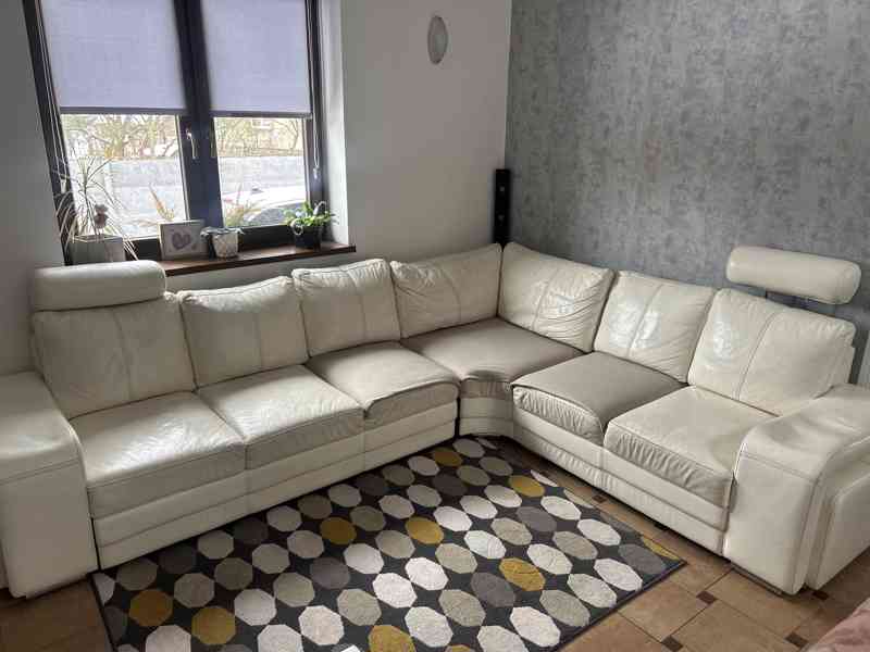 Prodám rohovou sedací soupravu z pravé kůže 