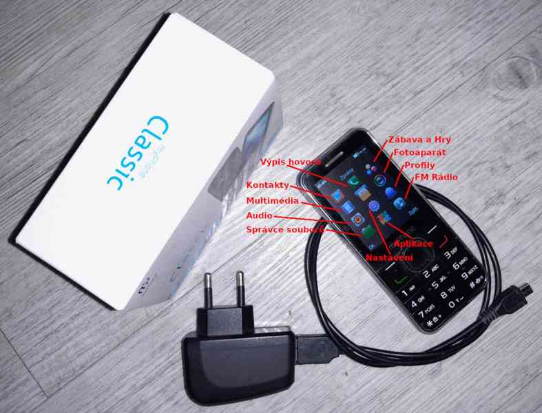 Tlačítkový mobil MyPhone Classic - kus 1 - foto 2