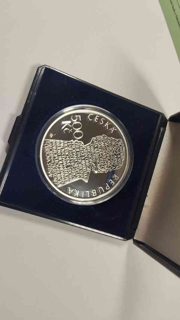 Stříbrná pamětní mince 500Kč 2013 Blachut PROOF - foto 3
