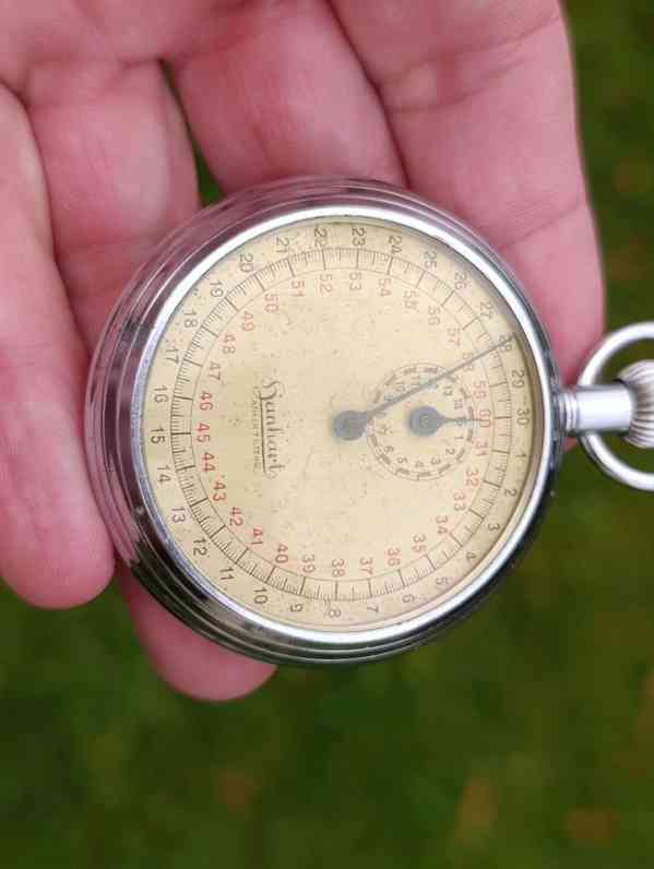 Starožitné mechanické stopky Hanhart 52 mm - foto 10