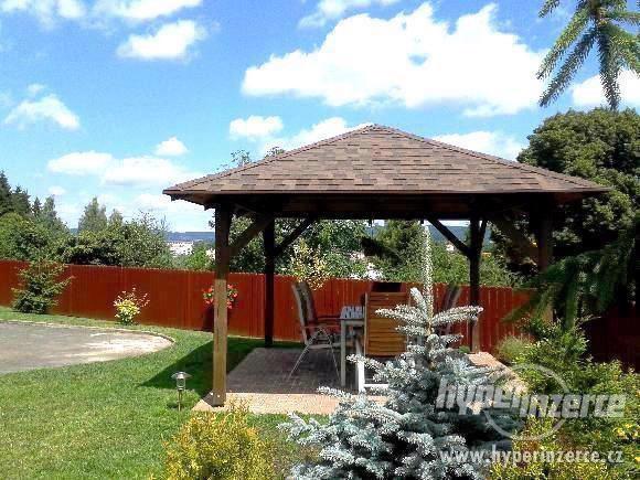 ALTTÁN,PERGOLA,PŘÍSTŘEŠEK, STÁNÍ PRO AUTO,DŘEVNÍK - foto 3