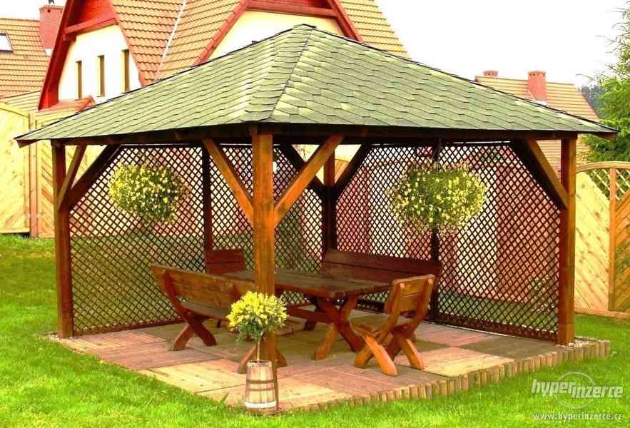 ALTTÁN,PERGOLA,PŘÍSTŘEŠEK, STÁNÍ PRO AUTO,DŘEVNÍK - foto 5