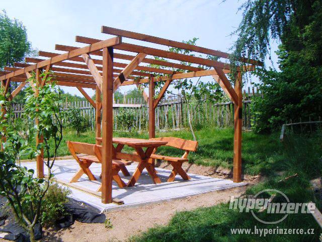 ALTTÁN,PERGOLA,PŘÍSTŘEŠEK, STÁNÍ PRO AUTO,DŘEVNÍK - foto 7