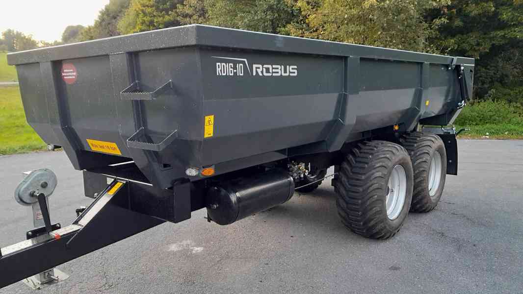 Traktorový návěs,přívěs,vlečka,vlek za traktor 16t - foto 1