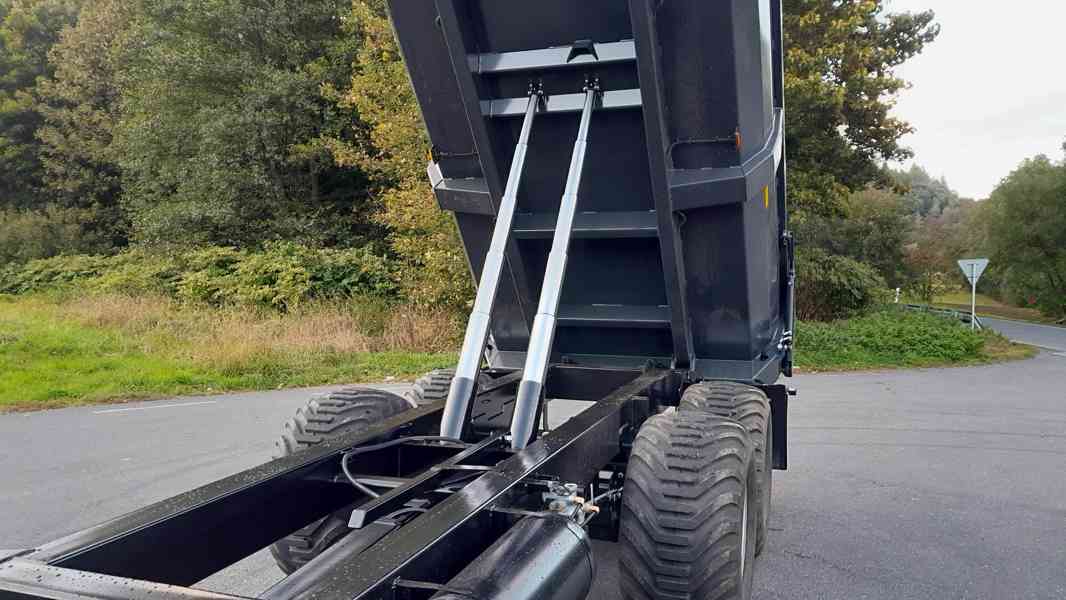 Traktorový návěs,přívěs,vlečka,vlek za traktor 16t - foto 8