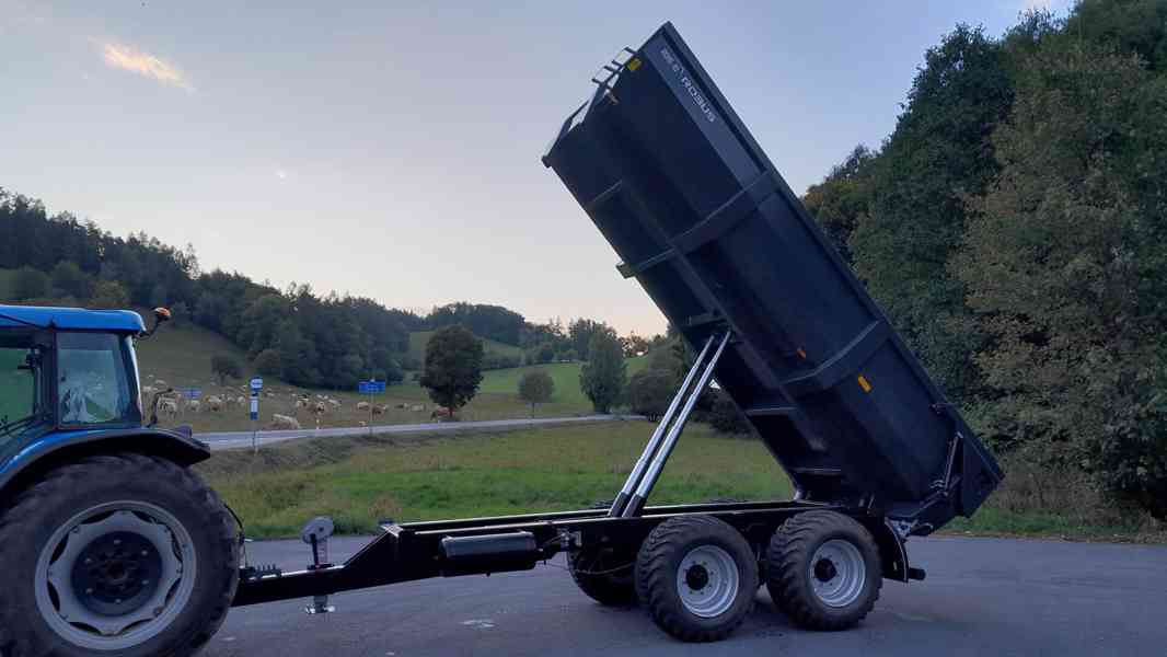 Traktorový návěs,přívěs,vlečka,vlek za traktor 16t - foto 4