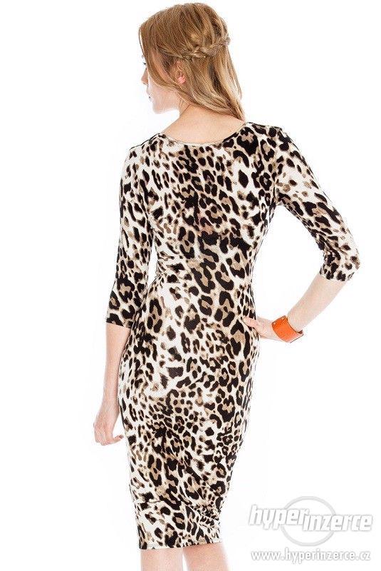 Nové leopardie midi šaty - foto 2