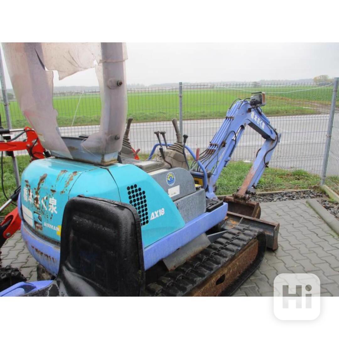 Minibagr Hokuetsu Airman AX-18 1800kg joysticky - foto 1
