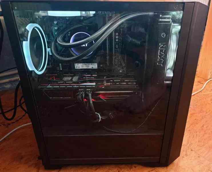 Herní počítač Ryzen 5 5600, 32 GB ram 8gb GPU Vodní chlazení - foto 2