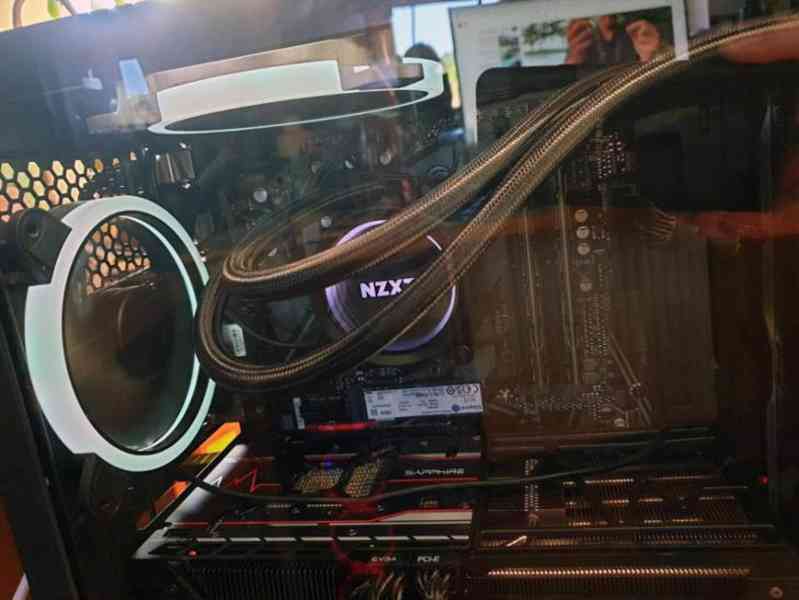 Herní počítač Ryzen 5 5600, 32 GB ram 8gb GPU Vodní chlazení - foto 4