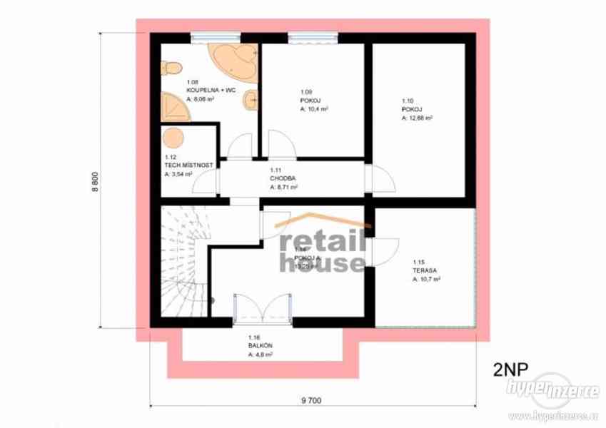 Rodinný dům Panda Top Elegant, 6+kk,138 m2 - foto 7