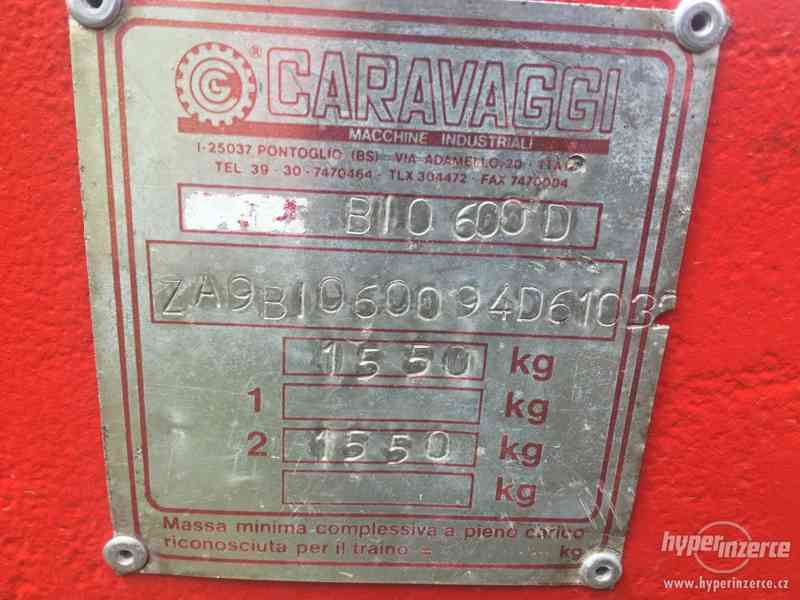 Prodám mobilní drtič štěpkovač caravaggi bio 600D - foto 4
