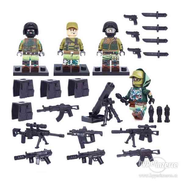 4x figurka Ruská armáda -protiteroristická+zbraně - foto 1