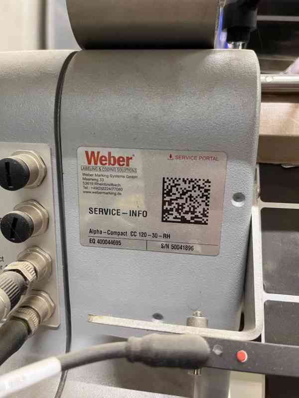 Etiketovací zařízení na lahve Weber Marking Systems - foto 6
