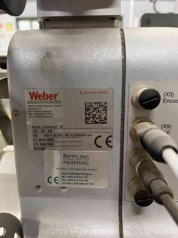 Etiketovací zařízení na lahve Weber Marking Systems - foto 5