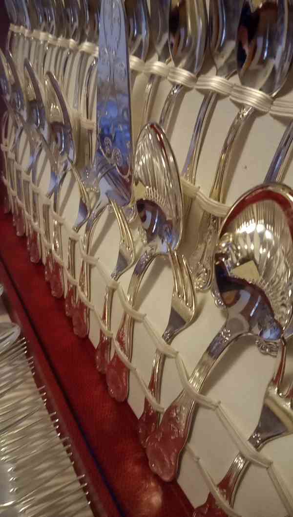 Silver Plated Cutlery by Italy - postříbřená sada příborů - foto 7