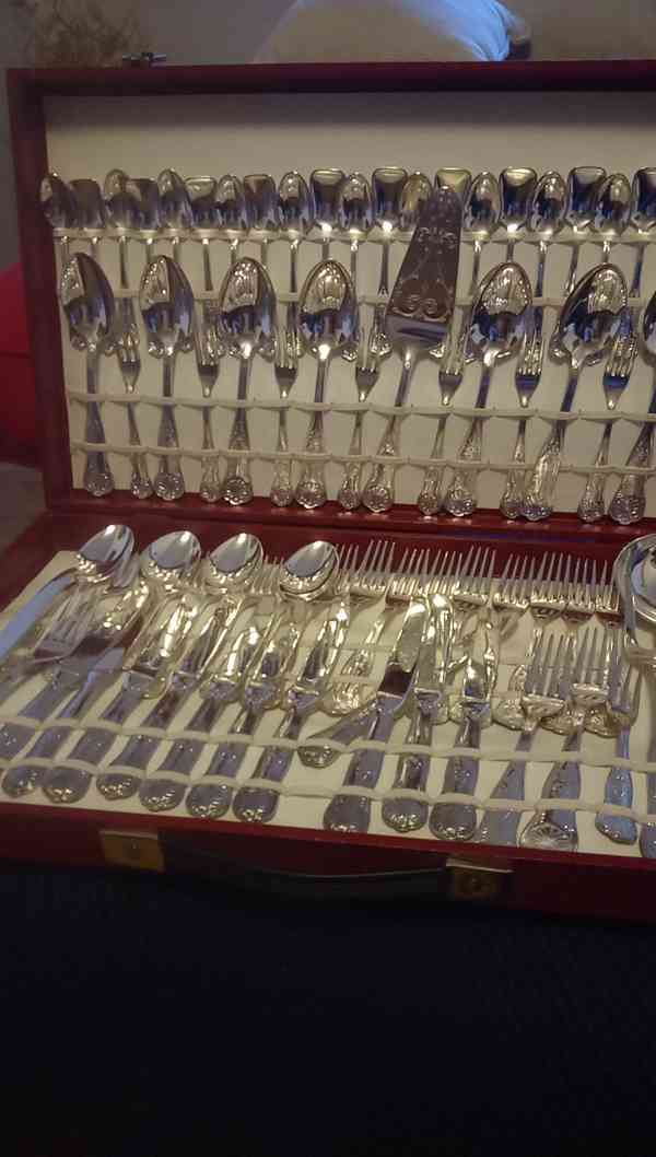 Silver Plated Cutlery by Italy - postříbřená sada příborů - foto 2