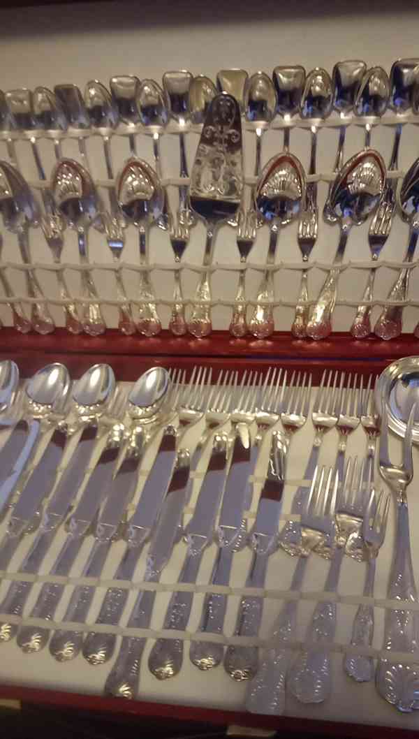 Silver Plated Cutlery by Italy - postříbřená sada příborů - foto 5