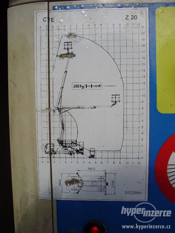 Predám Autoplošinu CTE Z 20E na podvozku Nissan Cabstar - foto 6