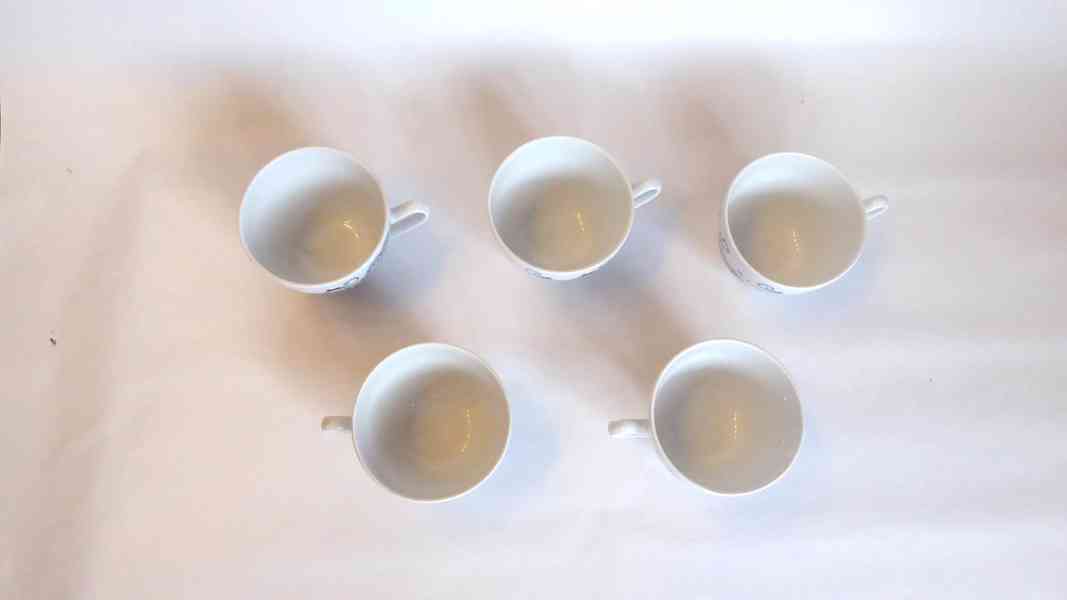 T002_ Mokka šálky, cibulák, porcelán, retro, za vše  - foto 4