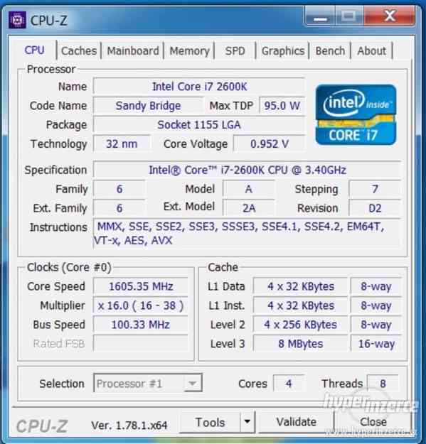 Herní PC i7 2600K, GTX970, SSD,HDD, 10GBRAM, legální Win7 - foto 9