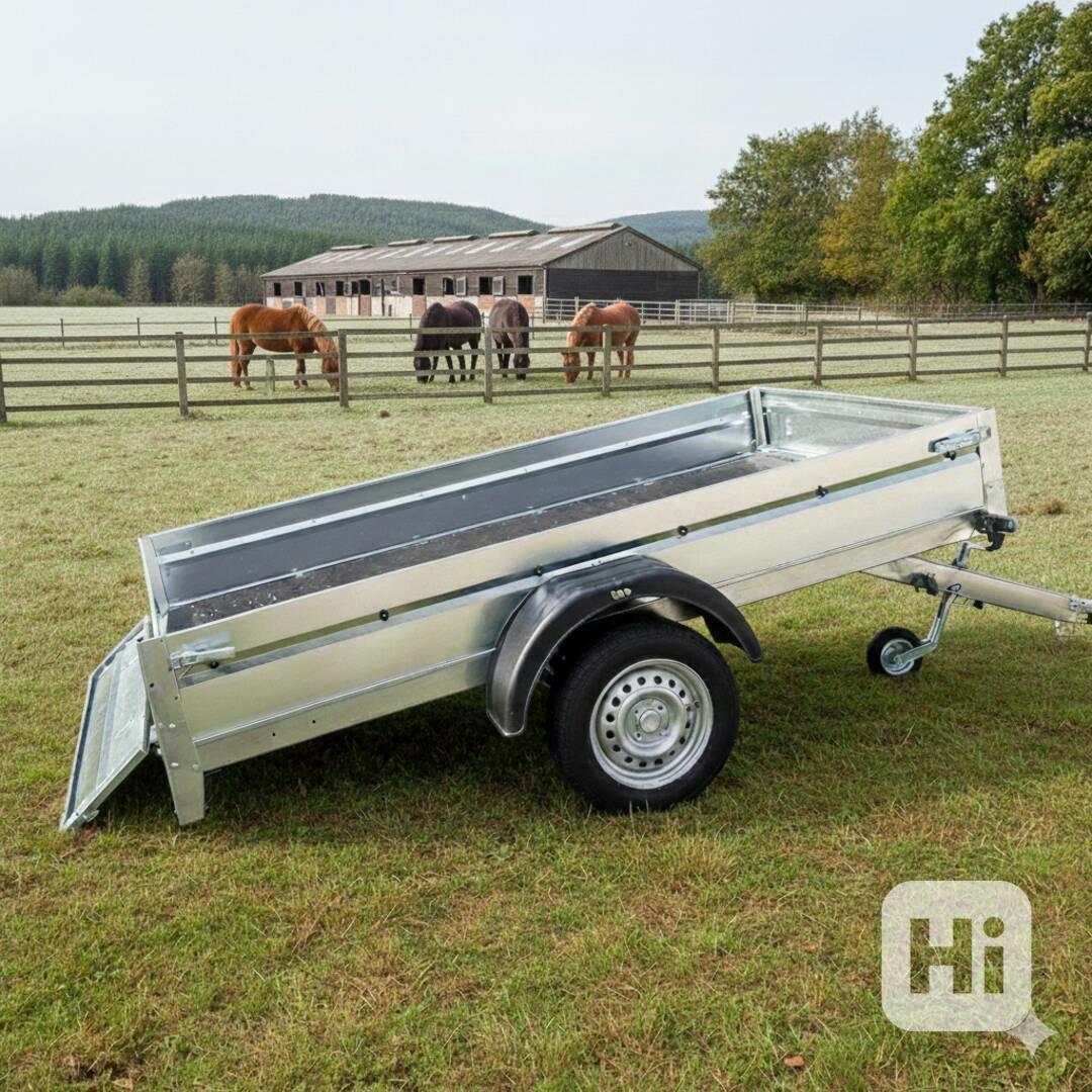 Nový přívěsný vozík sklopný, ČR - VÝROBA, DPH - foto 1