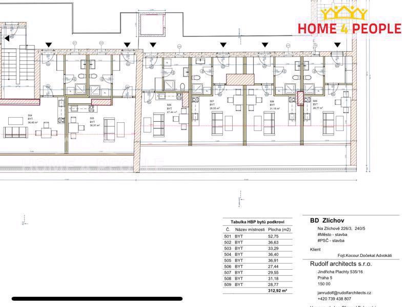 Půdní prostor o výměřě 448,2 m2, Praha 5- Hlubočepy - foto 8