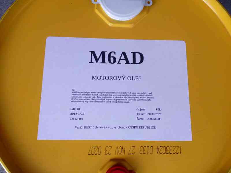 motorový olej M6AD - foto 3