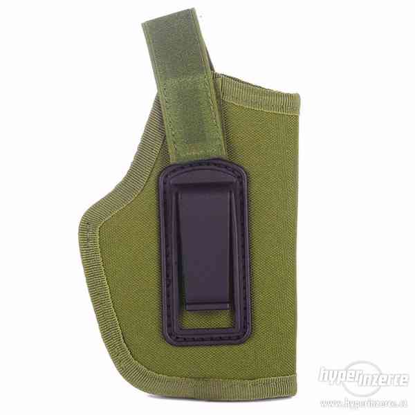 Opaskové pouzdro na pistoli - zelené - foto 1