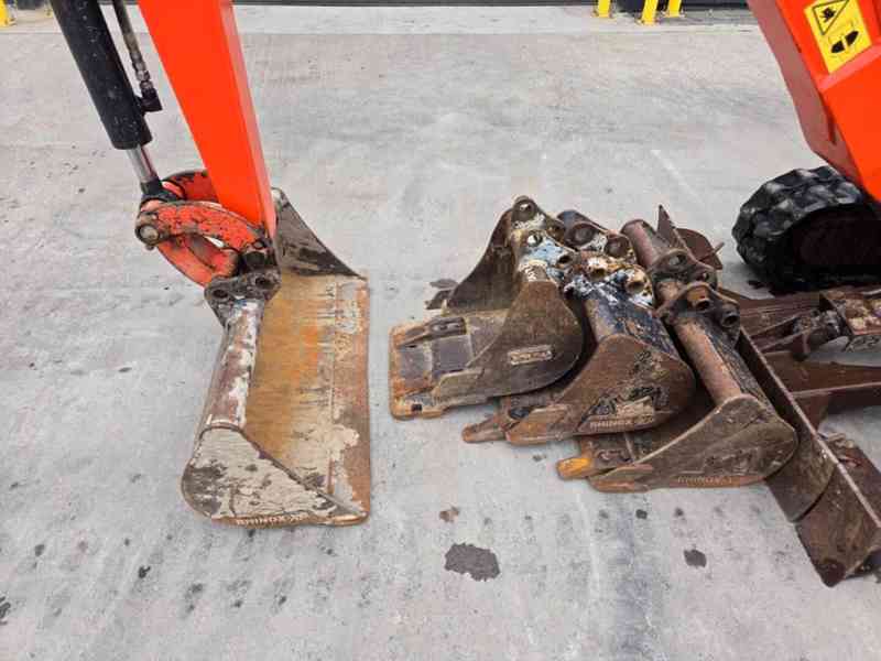 Rýpadlo Kubota U10-3, 1,2 tuny, - foto 10