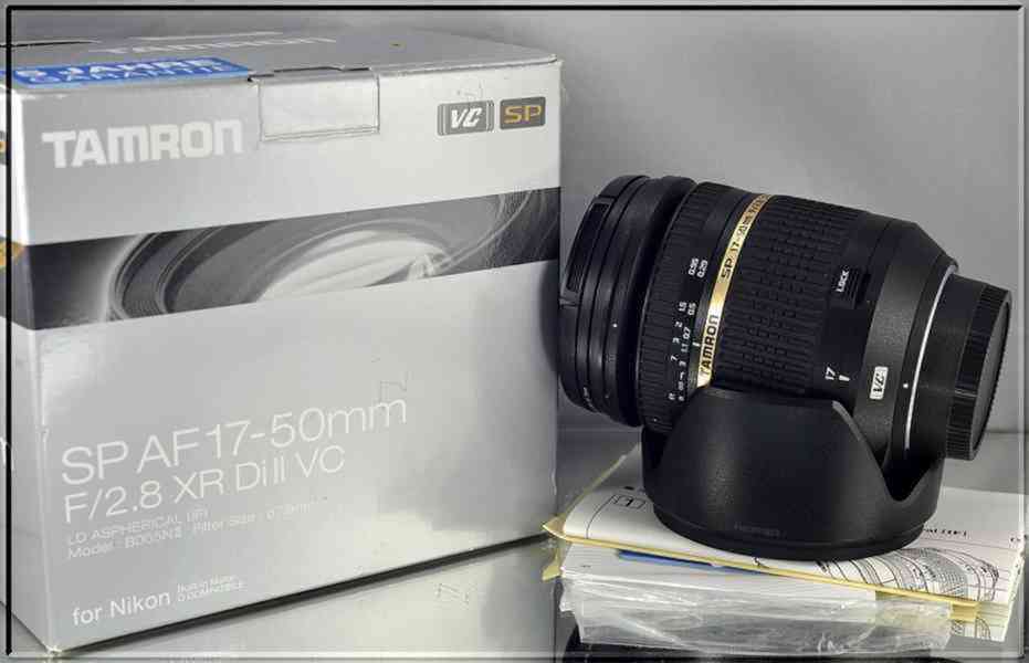 pro Nikon - TAMRON SP 17-50mm 1:2.8 VC **DX Zoom Objektiv - foto 1