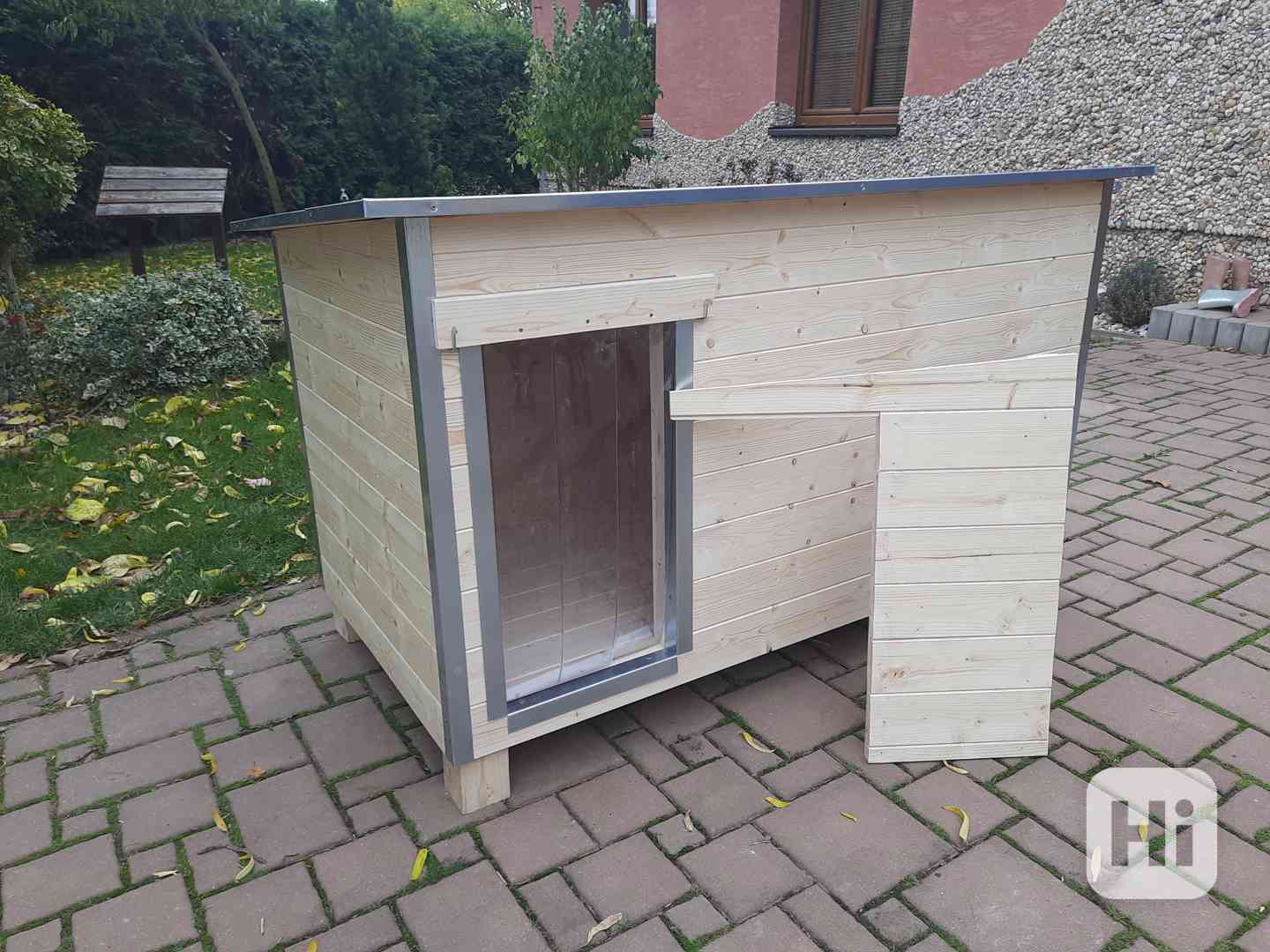 Psí bouda, celá z palubek, Zástěna a přepážka, 6 velikostí - foto 1