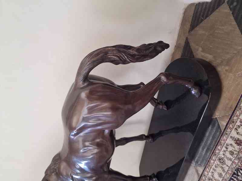 Pierre Jules Mene Velká bronzová socha Kůň š 145 cm - foto 5